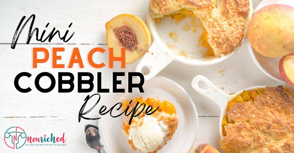 Mini Peach Cobbler
