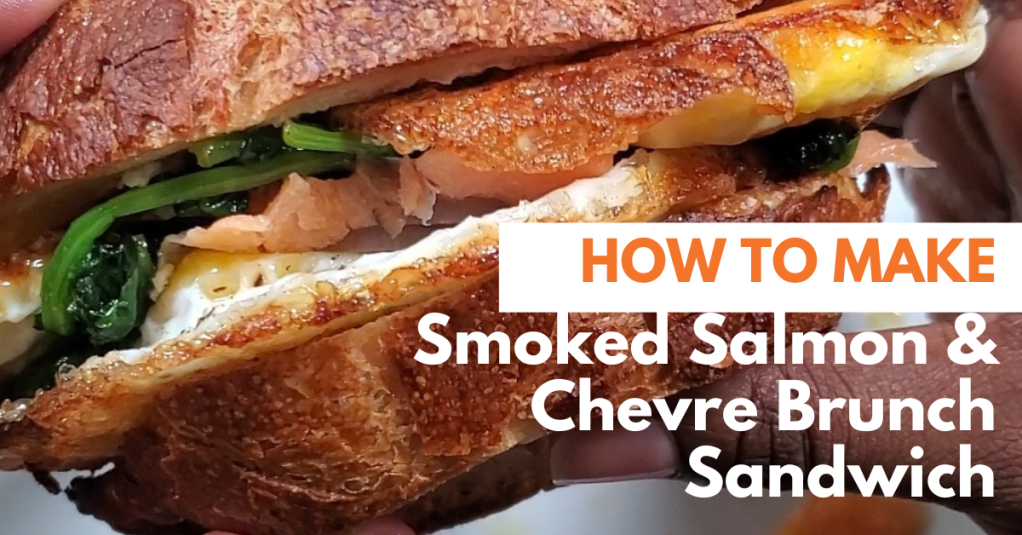 Smoked Salmon and Chevre Brunch&nbsp;Sandwich